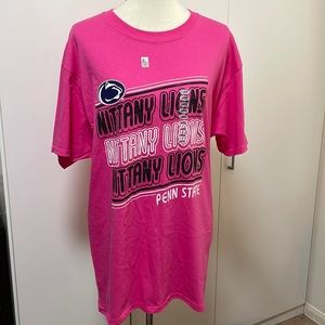 New with‎ tags Pink T-shirt PENN STATE Nittany Lions Size Large